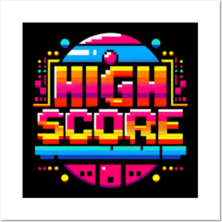 High Score Posters and Art